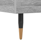 vidaXL Bettrahmen Grau Sonoma 80 x 200 cm Holzwerkstoff