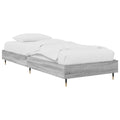 vidaXL Bettrahmen Grau Sonoma 80 x 200 cm Holzwerkstoff