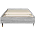 vidaXL Bettrahmen Grau Sonoma 80 x 200 cm Holzwerkstoff