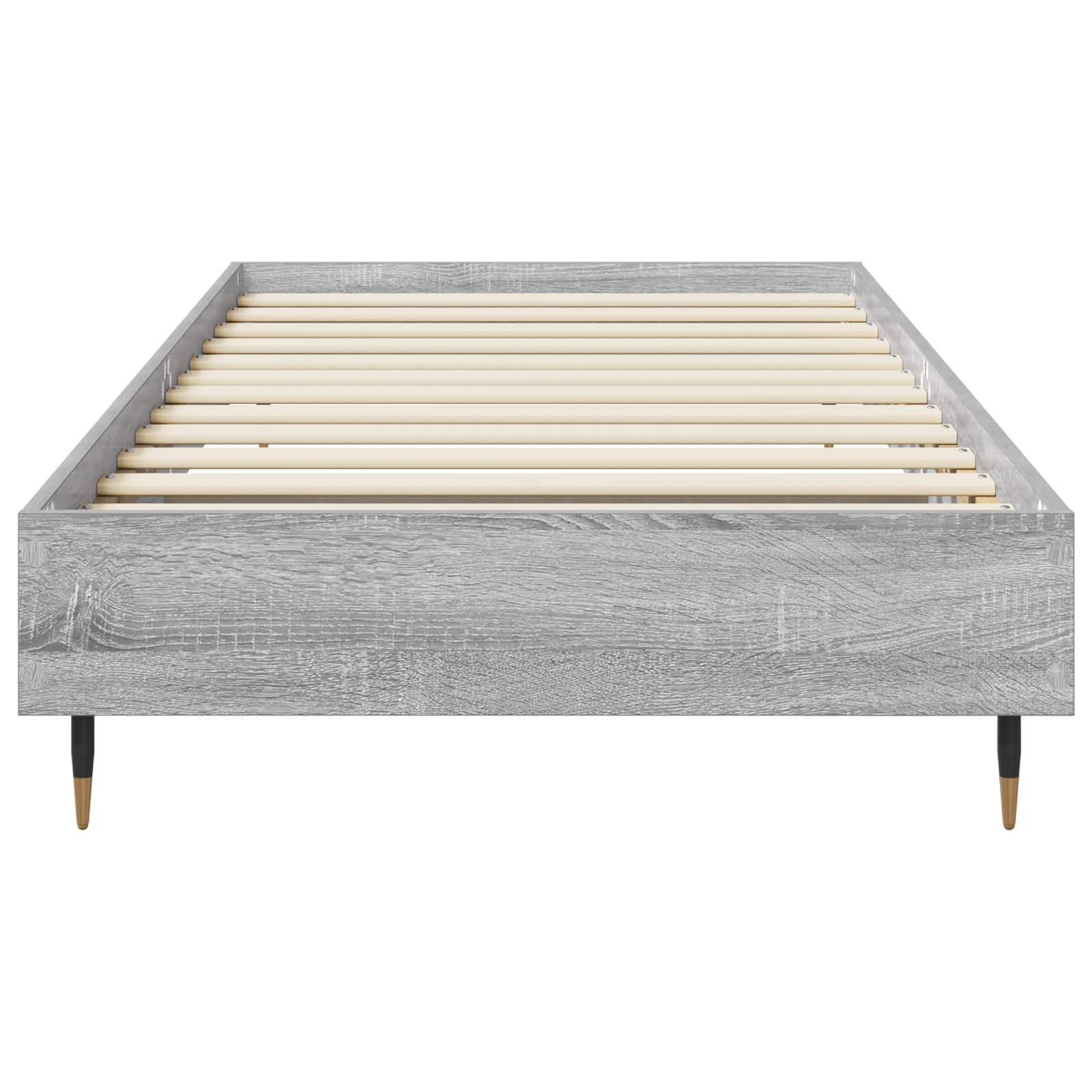 vidaXL Bettrahmen Grau Sonoma 80 x 200 cm Holzwerkstoff