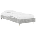 vidaXL Bettrahmen Betongrau 80 x 200 cm Holzwerkstoff