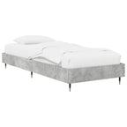 vidaXL Bettrahmen Betongrau 80 x 200 cm Holzwerkstoff