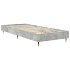 vidaXL Bettrahmen Betongrau 80 x 200 cm Holzwerkstoff