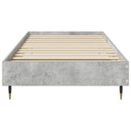 vidaXL Bettrahmen Betongrau 80 x 200 cm Holzwerkstoff