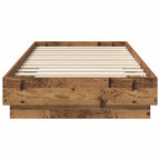 vidaXL Bodenbettgestell Altholz 80 x 200 cm Holzwerkstoff