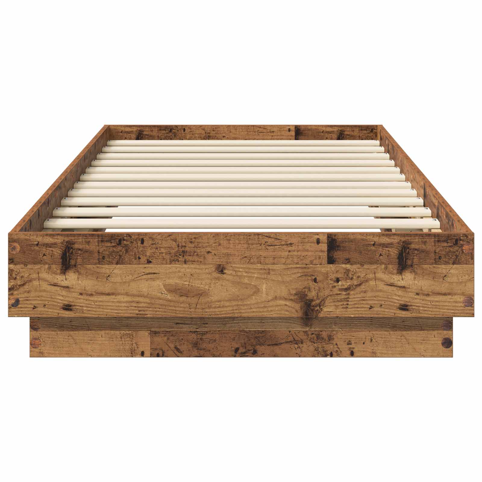 vidaXL Bodenbettgestell Altholz 80 x 200 cm Holzwerkstoff
