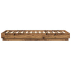 vidaXL Bodenbettgestell Altholz 80 x 200 cm Holzwerkstoff