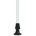 vidaXL Manuell einziehbare Markise Anthrazit und Weiß 100 cm