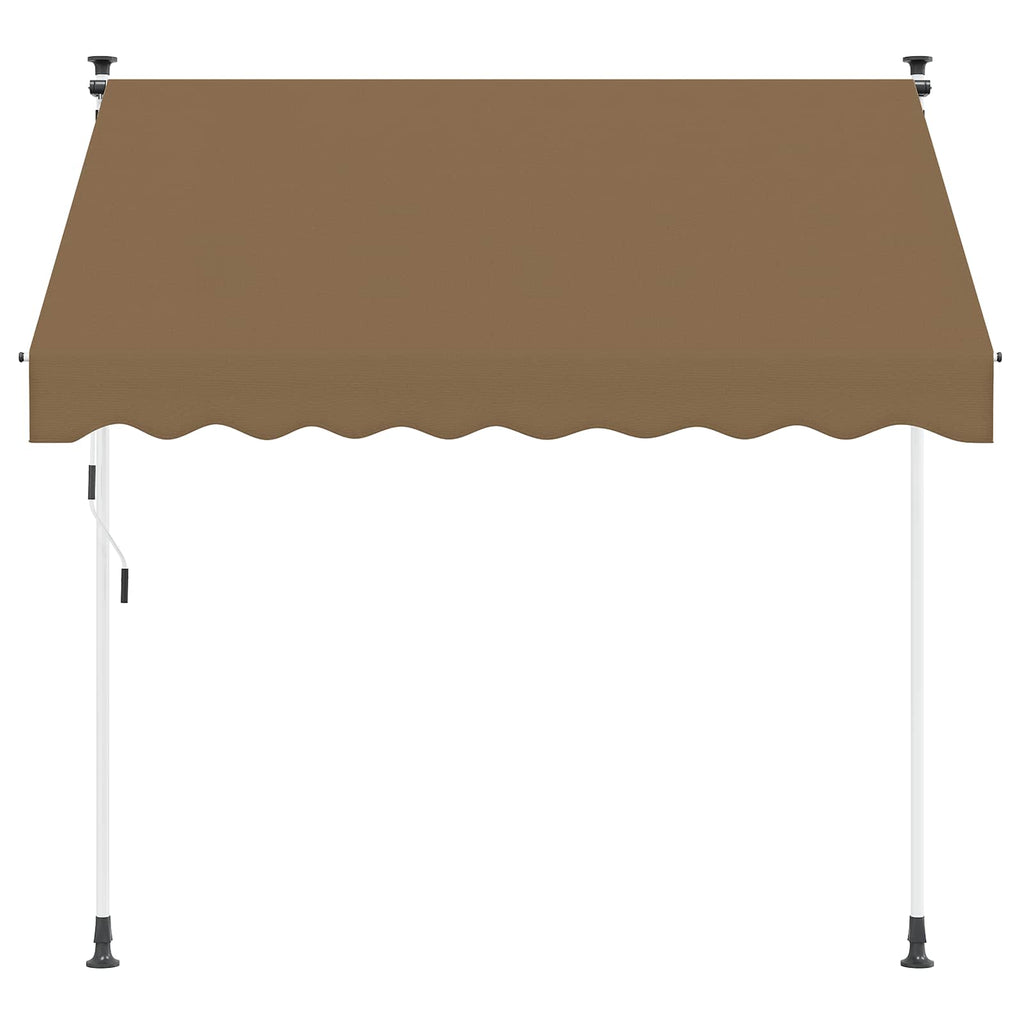 vidaXL Manuell einziehbare Markise Beige 100 cm