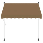 vidaXL Manuell einziehbare Markise Beige 100 cm