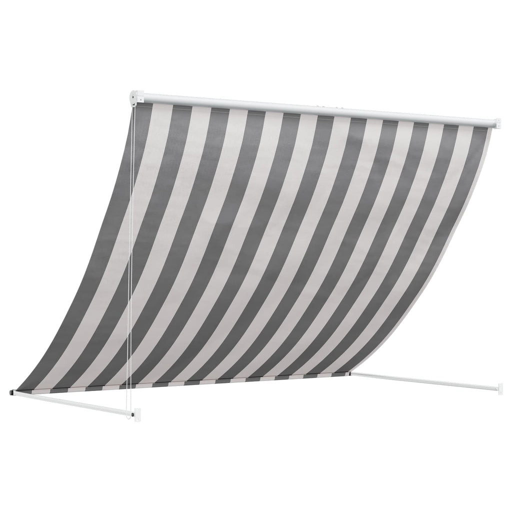 vidaXL Markise Anthrazit und Weiß 100 x 150 cm