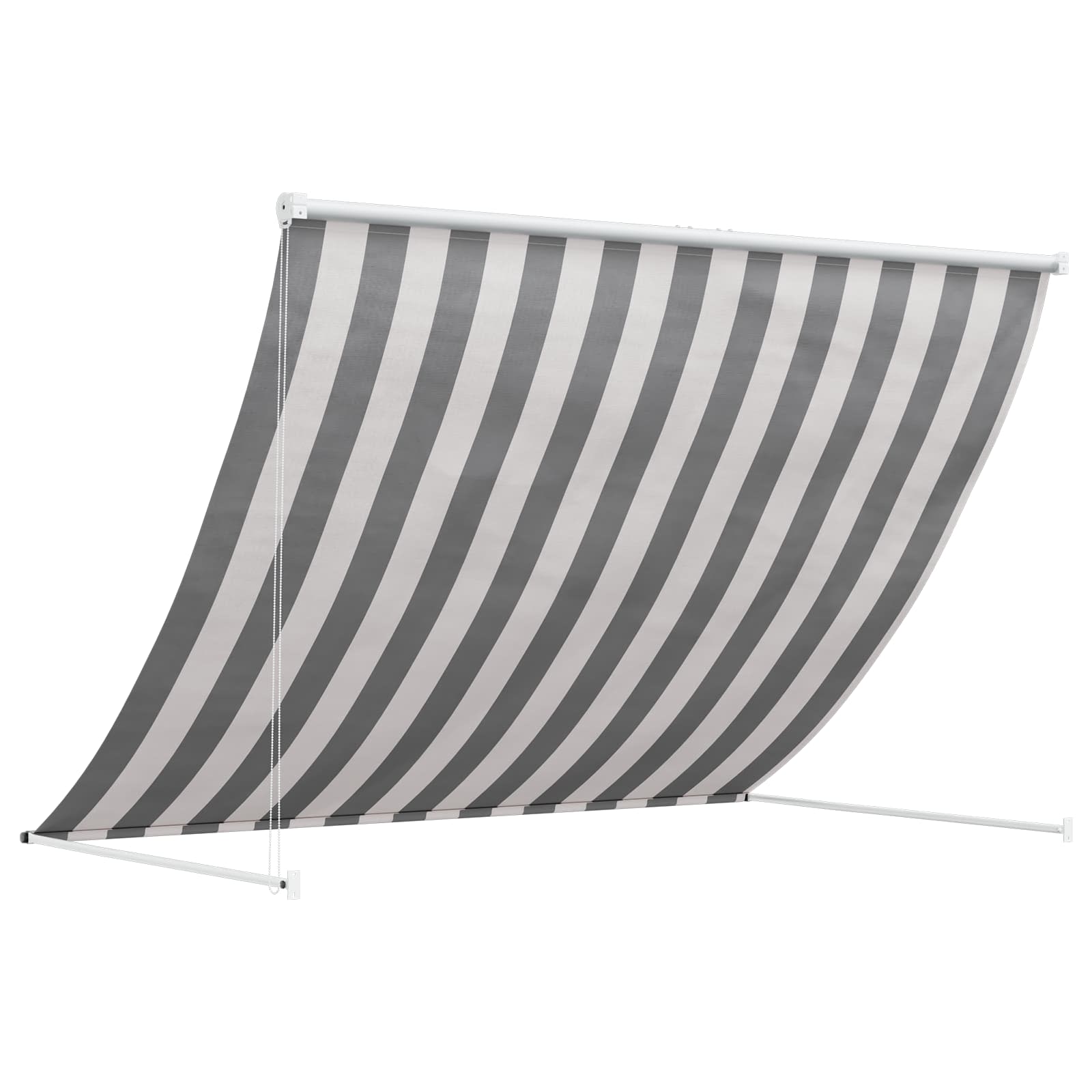 vidaXL Markise Anthrazit und Weiß 100 x 150 cm