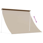 vidaXL Markise Beige 100 x 150 cm