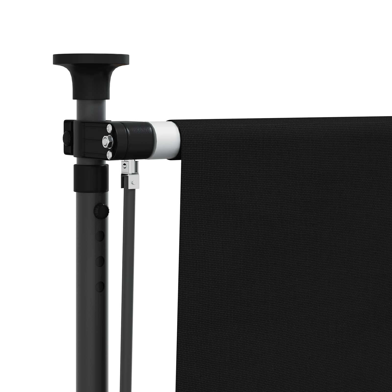 vidaXL Outdoor Rollo Schwarz 100 x 270 cm