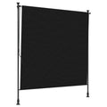 vidaXL Outdoor Rollo Schwarz 100 x 270 cm