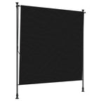 vidaXL Outdoor Rollo Schwarz 100 x 270 cm