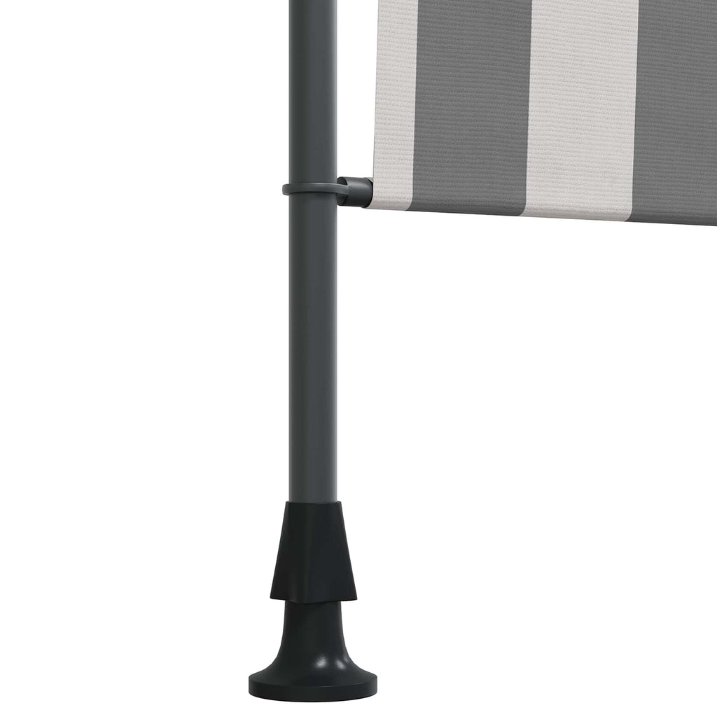 vidaXL Outdoor Rollo Anthrazit und Weiß 100 x 270 cm