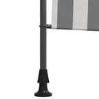 vidaXL Outdoor Rollo Anthrazit und Weiß 100 x 270 cm