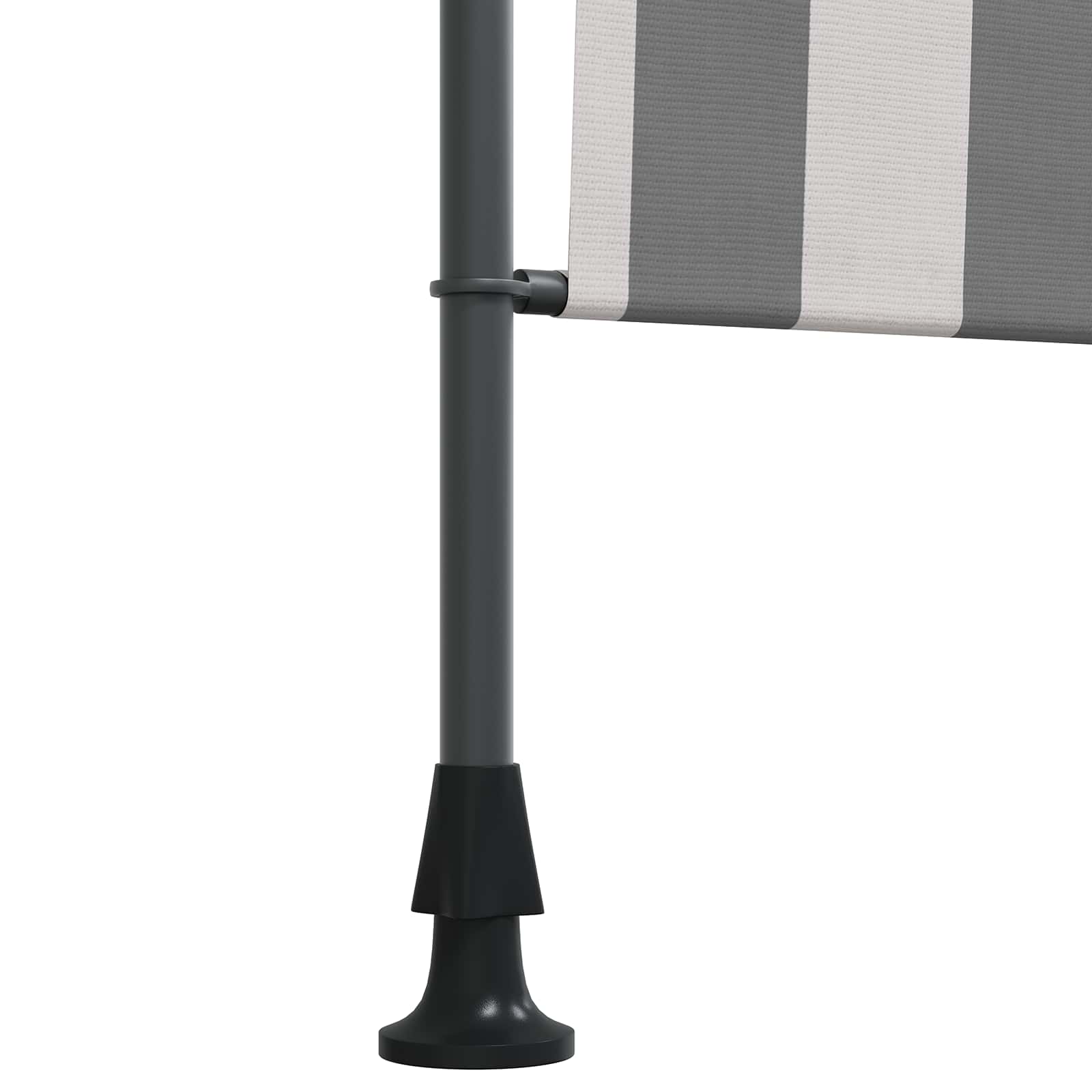 vidaXL Outdoor Rollo Anthrazit und Weiß 100 x 270 cm