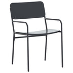 vidaXL Garten Essgruppe 9 pcs Anthrazit Stahl