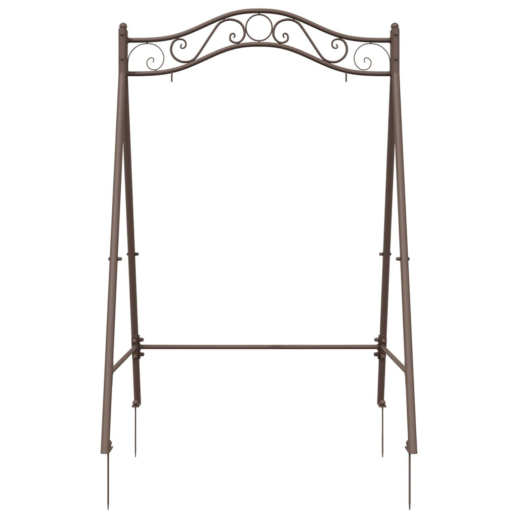 vidaXL Schaukelrahmen Antikbraun 113 x 121,5 x 168 cm Stahl