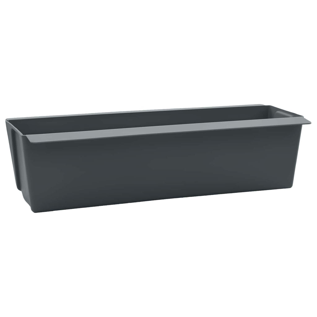 vidaXL Blumenboxen für Euro-Paletten 24 pcs Grau 36 x 13,5 x 9,5 cm