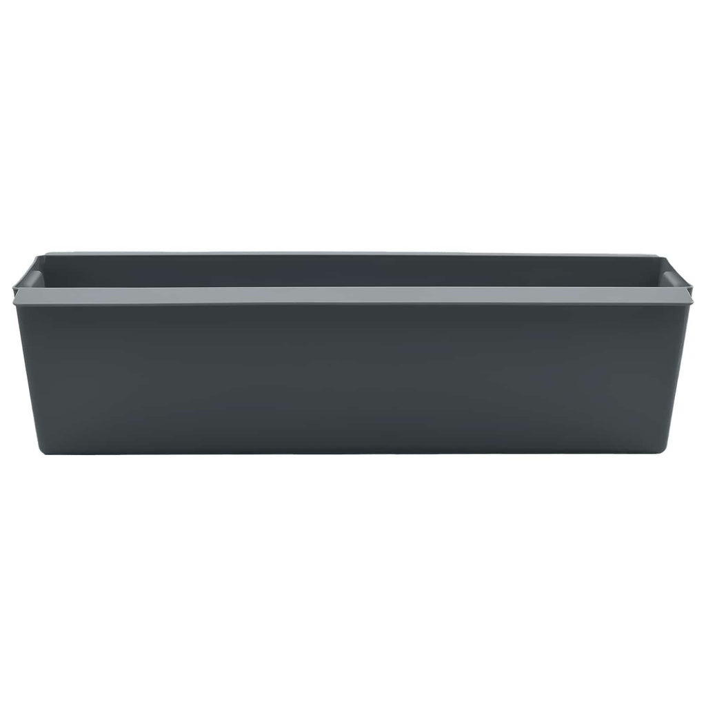 vidaXL Blumenboxen für Euro-Paletten 24 pcs Grau 36 x 13,5 x 9,5 cm