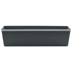 vidaXL Blumenboxen für Euro-Paletten 24 pcs Grau 36 x 13,5 x 9,5 cm