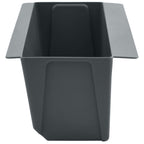 vidaXL Blumenboxen für Euro-Paletten 24 pcs Grau 36 x 13,5 x 9,5 cm