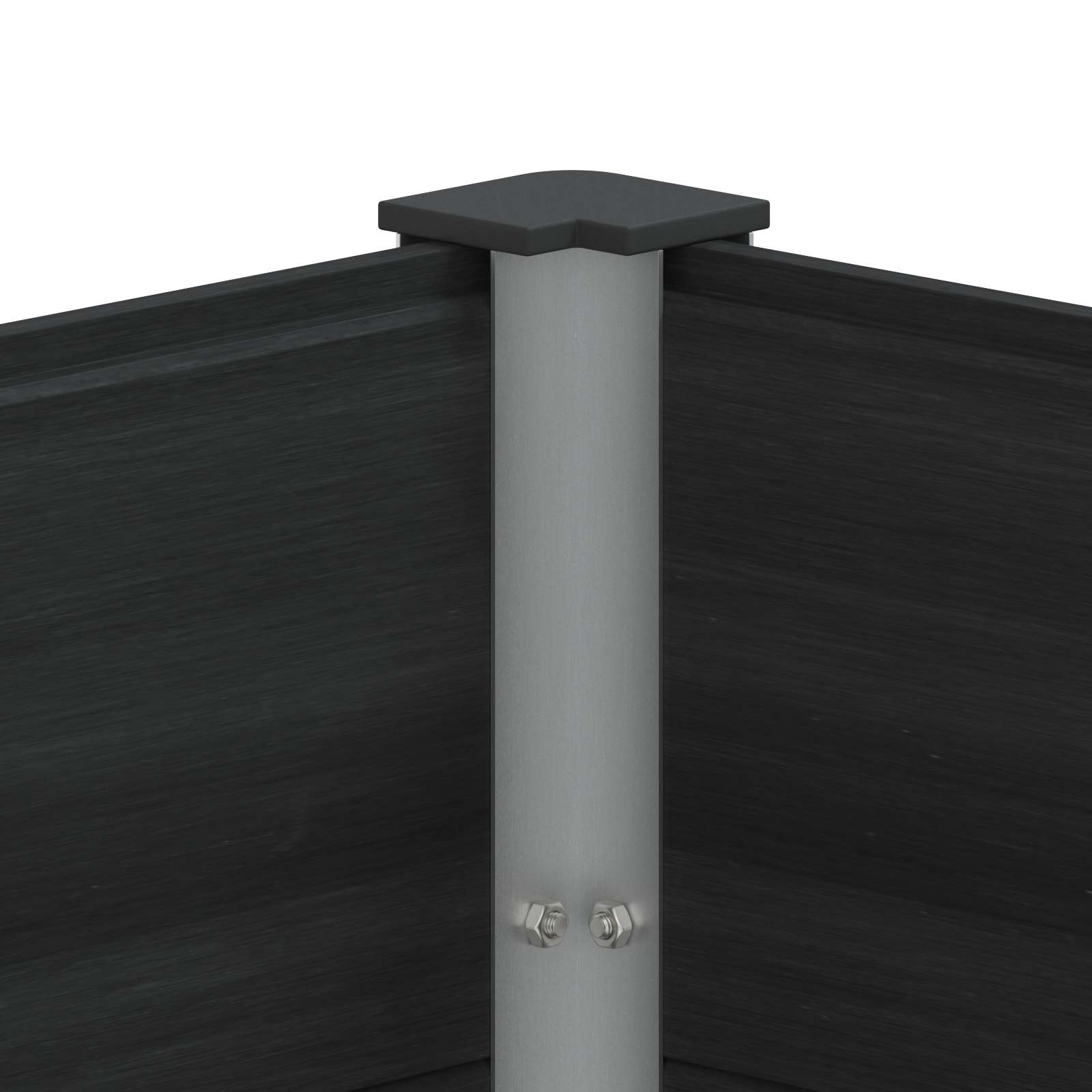 vidaXL Hochbeet Schwarz 100 x 50 x 91 cm