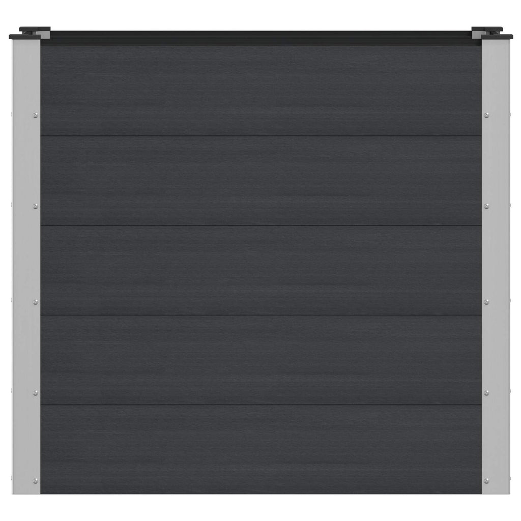 vidaXL Hochbeet Schwarz 100 x 50 x 91 cm