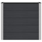 vidaXL Hochbeet Schwarz 100 x 50 x 91 cm