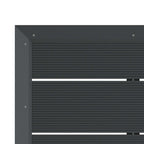 vidaXL Duschsockelplatte Schwarz 101 x 63 x 5,5 cm WPC