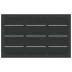 vidaXL Duschsockelplatte Schwarz 101 x 63 x 5,5 cm WPC