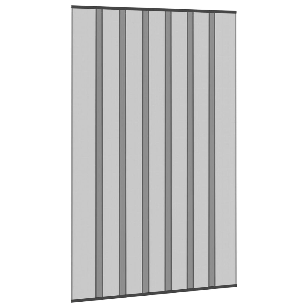 vidaXL Insektenschutz für Türen mit Netzvorhang Schwarz 160 x 240 cm
