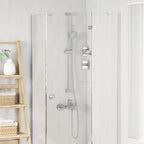 vidaXL Duschkopfset Chrom 150 cm Edelstahl