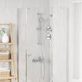 vidaXL Duschsystem-Set Chrom 71 cm Edelstahl