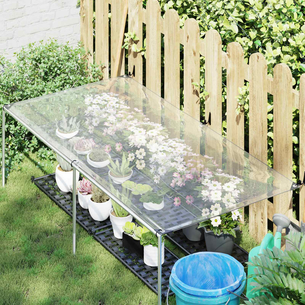 vidaXL Pflanzenabdeckung Transparent 1 x 2 m PE