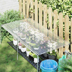 vidaXL Pflanzenabdeckung Transparent 1 x 2 m PE