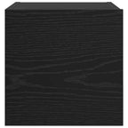 vidaXL Wandmontiertes TV-Regal 4 pcs Schwarze Eiche 30,5 x 30 x 30 cm