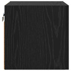 vidaXL Wandmontiertes TV-Regal 4 pcs Schwarze Eiche 30,5 x 30 x 30 cm