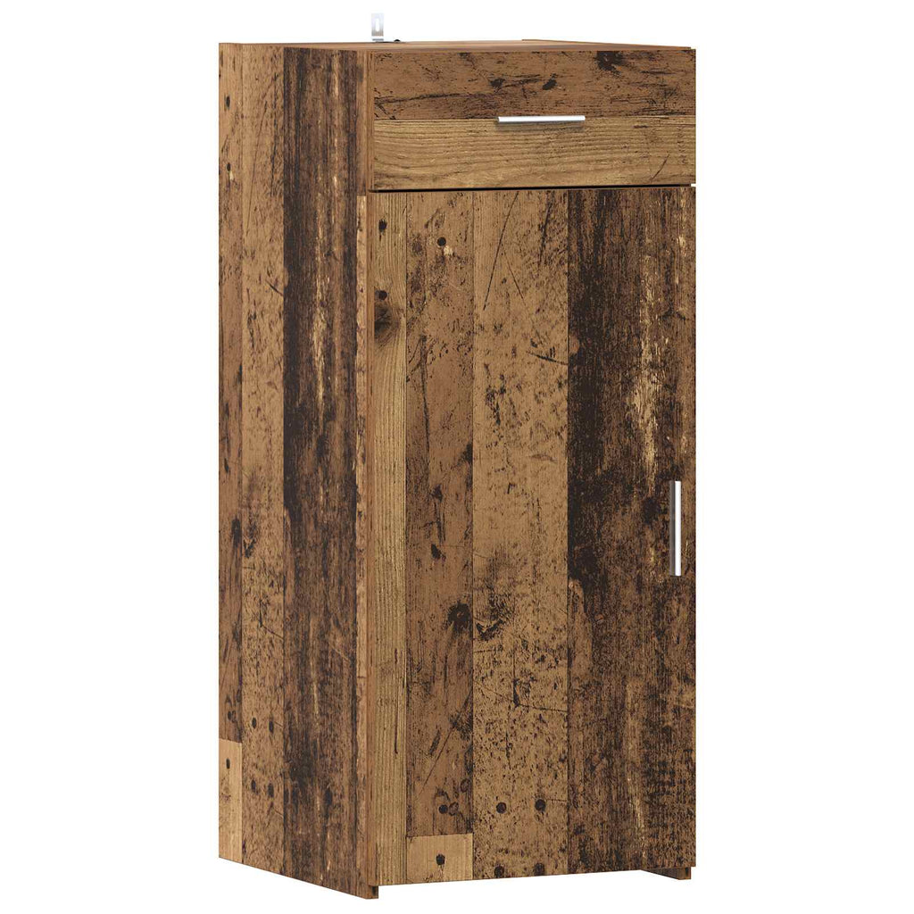 vidaXL Aufbewahrungsschrank Altholz 40 x 42,5 x 93 cm Holzwerkstoff