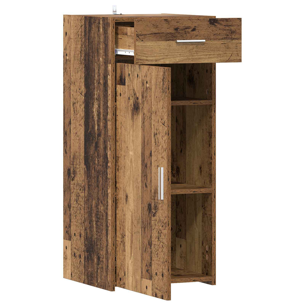 vidaXL Aufbewahrungsschrank Altholz 40 x 42,5 x 93 cm Holzwerkstoff