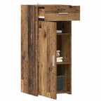 vidaXL Aufbewahrungsschrank Altholz 40 x 42,5 x 93 cm Holzwerkstoff