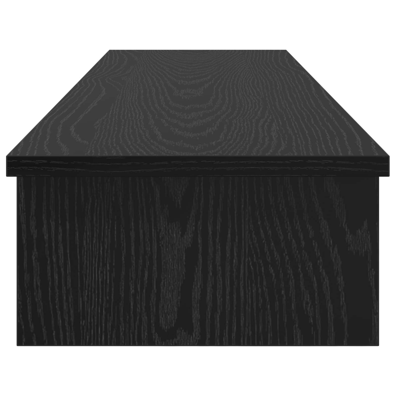 vidaXL Monitor Halterung Schwarze Eiche 100 x 27 x 15 cm Holzwerkstoff