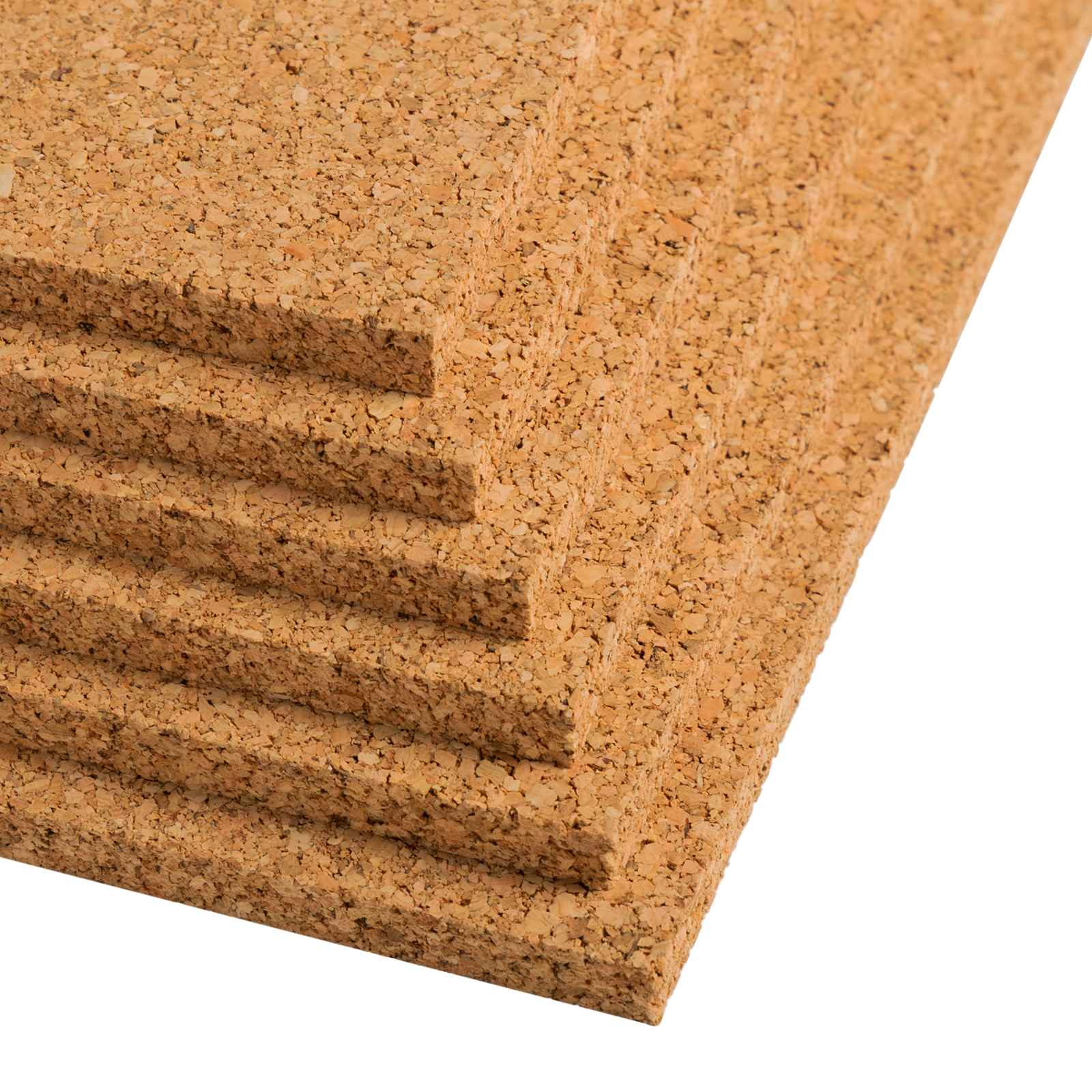 vidaXL Korkplatte 6 pcs 100 x 50 x 1 cm Kork Braun