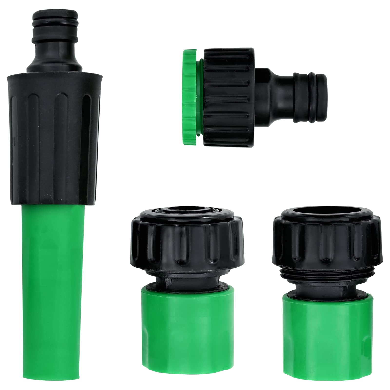 vidaXL Gartenschlauch 5-lagig Grün und Gelb 1 / 2'' 10 m PVC