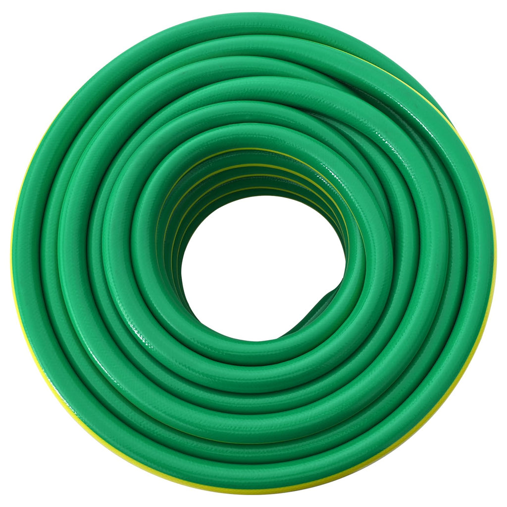 vidaXL Gartenschlauch 5-lagig Grün und Gelb 12 mm 30 m PVC