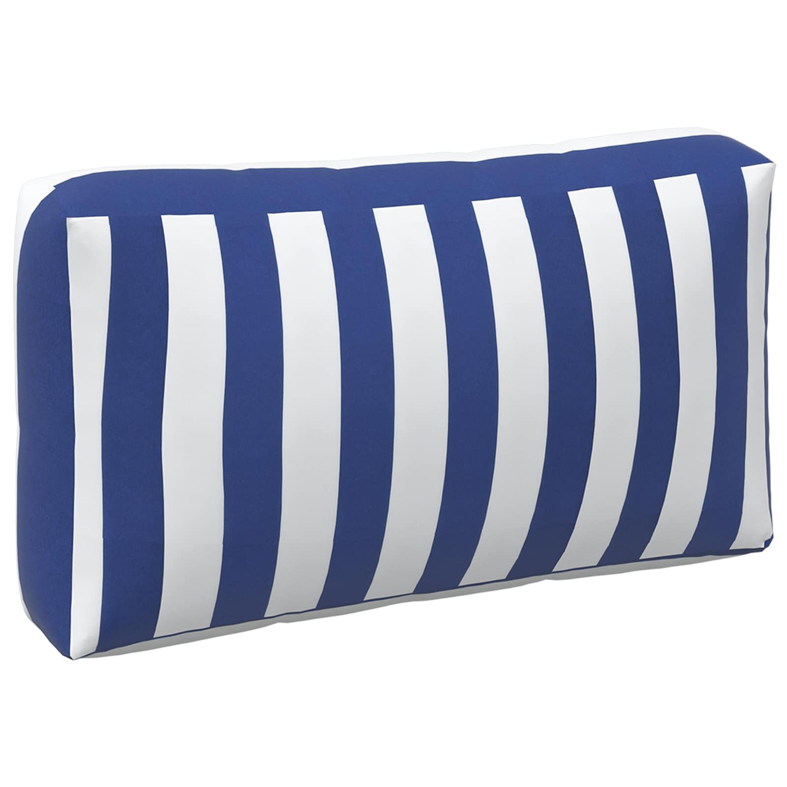 vidaXL Kissen für draußen 3 pcs Blau und Weiß 103 x 58 x 10 cm Stoff