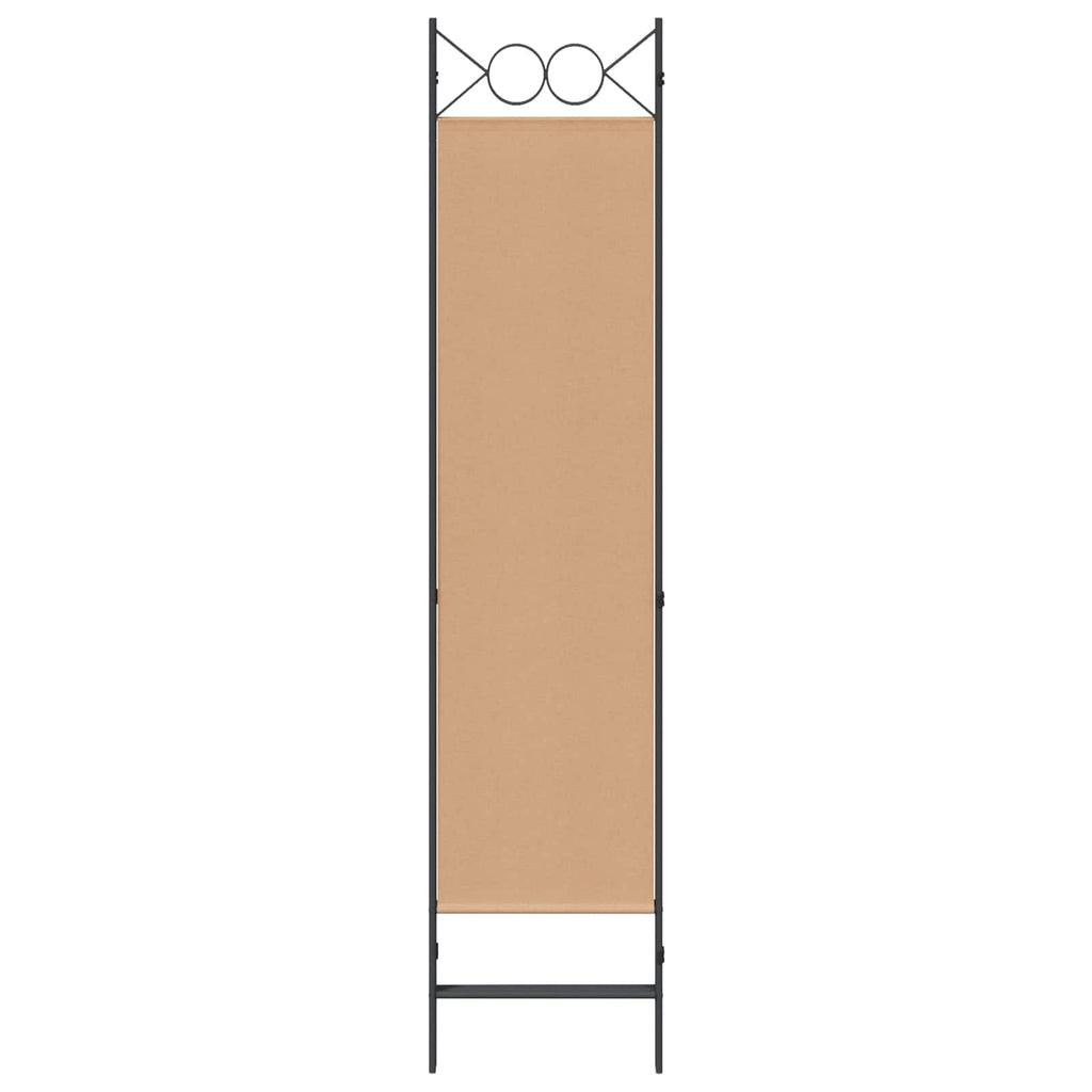 vidaXL 3-teiliger Raumteiler Beige 120 x 180 cm Stoff
